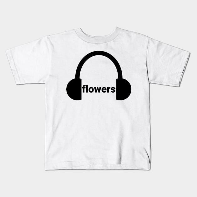 flowers Kids T-Shirt by RehdPanda